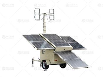 太陽能燈車